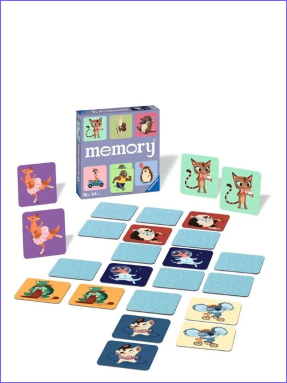New Sealed Ravensburger Game Cute Monster Memory Game- En/Fr